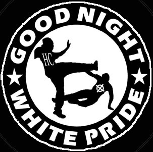 Good Night White Pride Button