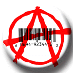Anarchy Barcode Button