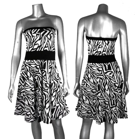 Kleid Zebra